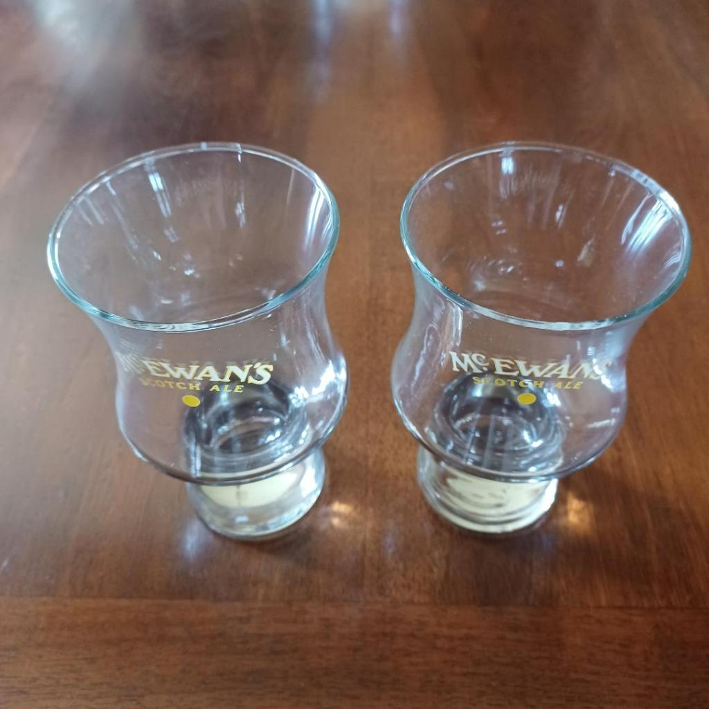 2 Bierglazen McEwan's Scotch Ale, Ophalen, Zo goed als nieuw, Glas of Glazen, Overige merken