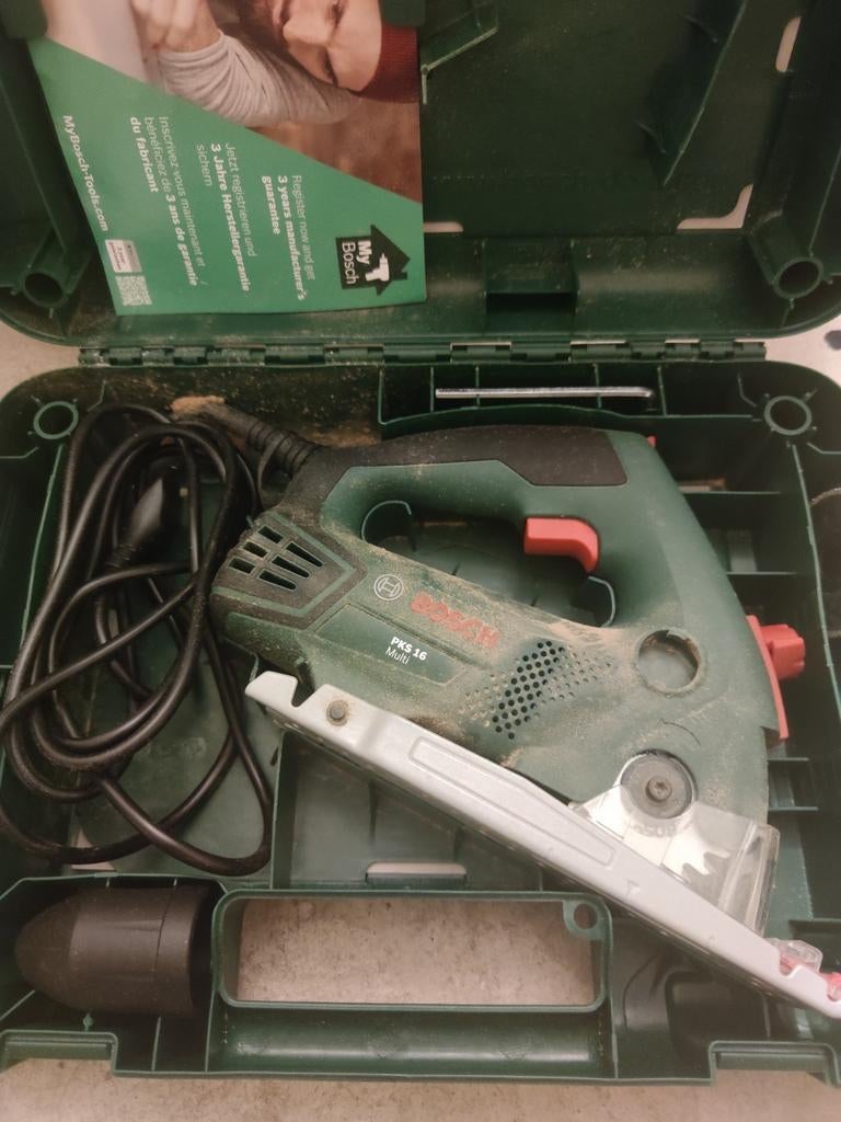 Bosch zaagmachine 1x gebruikt, Ophalen of Verzenden, Zo goed als nieuw