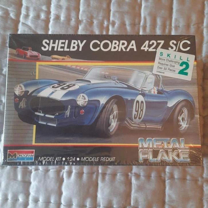 MONOGRAM 1/24 : SHELBY COBRA 427 S/C., Hobby & Loisirs créatifs, Modélisme | Voitures & Véhicules, Neuf, Voiture, Plus grand que 1:32
