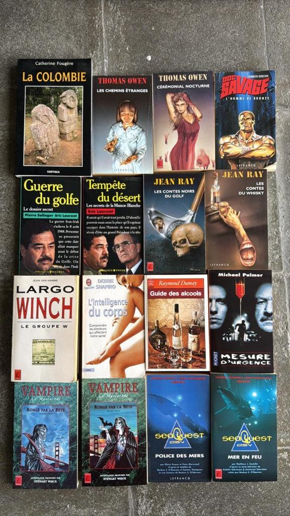 Lot de livres - divers & variés - excellent état, Livres, Enlèvement, Comme neuf, Divers auteurs