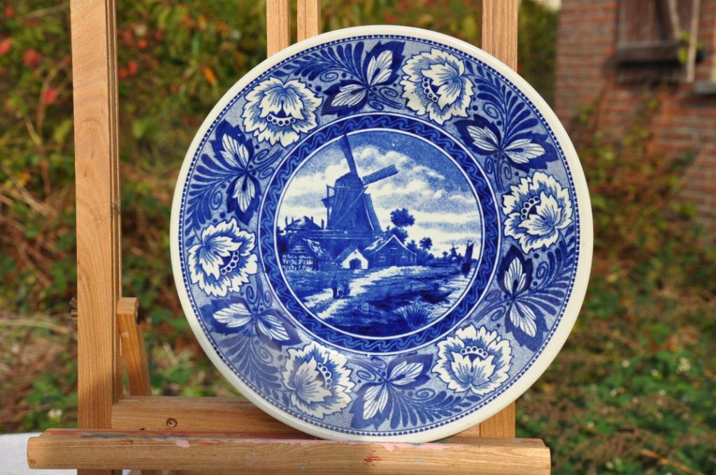 assiette decorative delft boch (71), Enlèvement ou Envoi