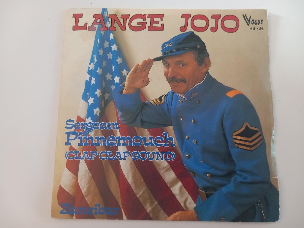 7" vinyl single Lange Jojo Sergeant Pinnemouch Brussel Folk, Cd's en Dvd's, Ophalen of Verzenden, 12 inch