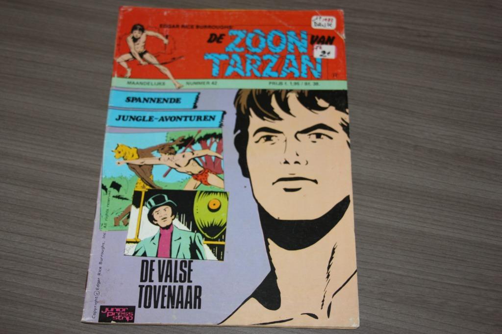 De zoon van Tarzan/nummers 42, 43 + 44 / 1983 /CLASSICS, Gelezen, Europa, Ophalen of Verzenden, Meerdere comics