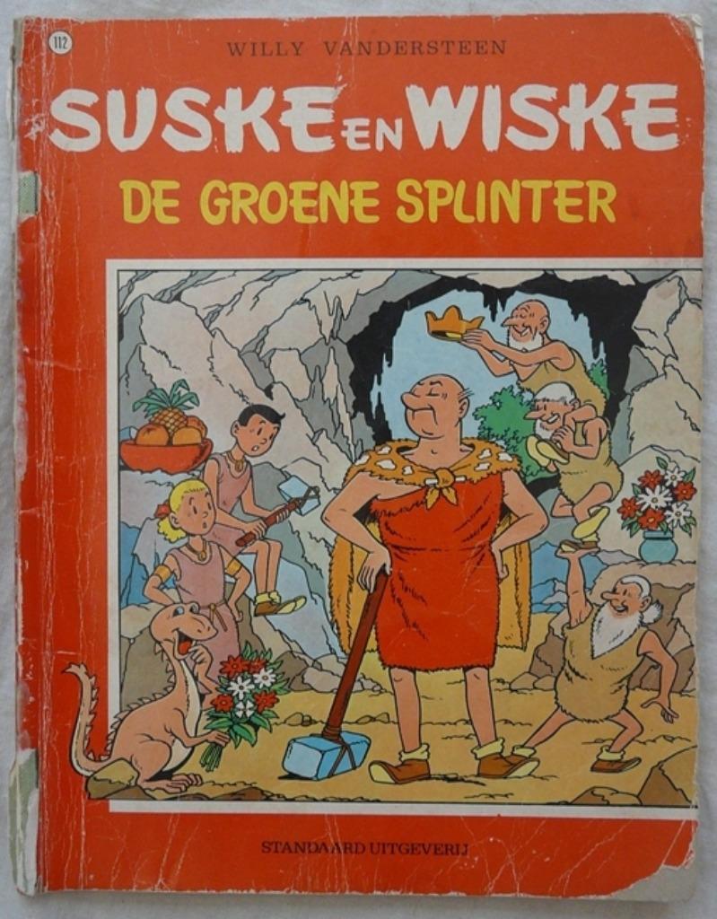 Strip Suske en Wiske De Groene Splinter, Nr112, SU, 1981.(1), Boeken, Gelezen, Willy Vandersteen, Eén stripboek, Ophalen of Verzenden