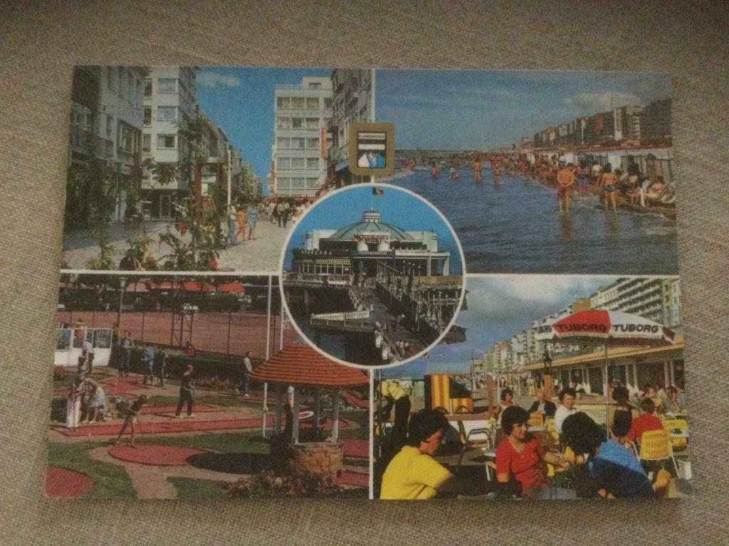 Postkaart Blankenberge cartes Postale, Verzamelen, Ophalen of Verzenden, 1980 tot heden, Gelopen, West-Vlaanderen