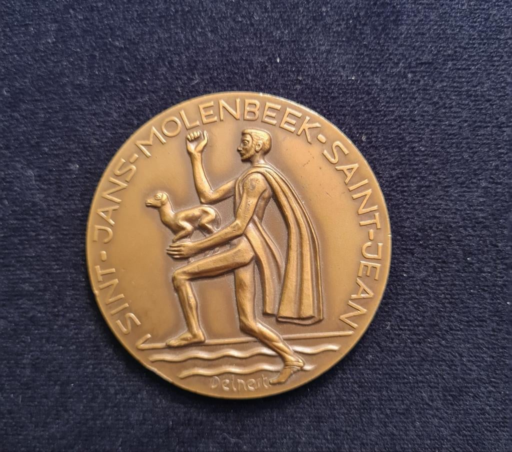 Médaille Belgique Molenbeek 1980 Olympique 2.561km Fonson, Enlèvement ou Envoi