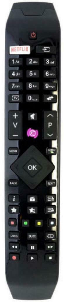 Télécommande Hitachi SMART TV NETFLIX, Enlèvement ou Envoi, Neuf, Originale, TV