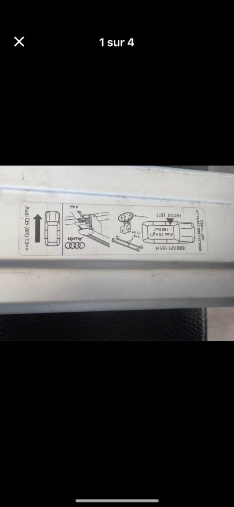 Barre de toit Audi Q5, Ophalen, Gebruikt