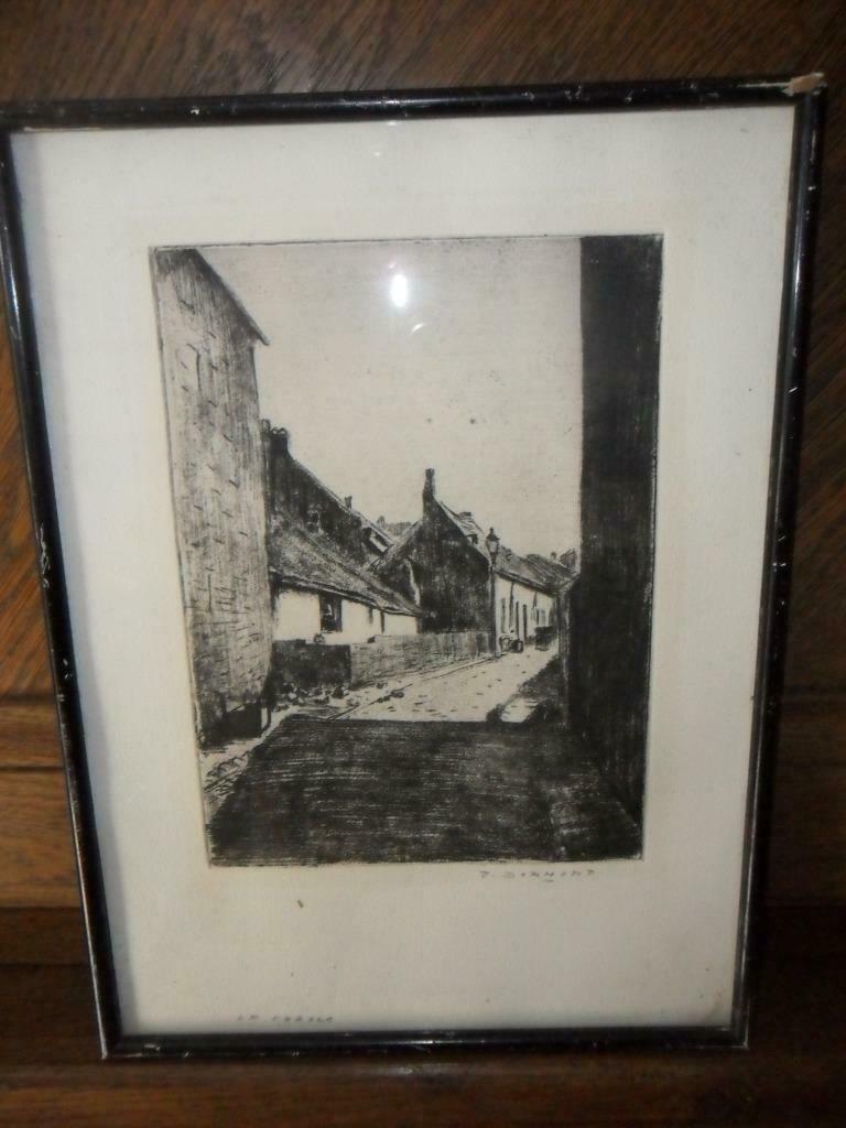 Eau forte  de Jacques Dormont (Dour 1914 -1995), Antiquités & Art, Art | Eaux-fortes & Gravures, Enlèvement ou Envoi