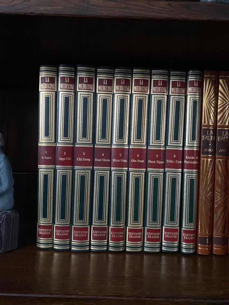 Encyclopédie LA MÉDECINE édition ERASME, Médecine, Comme neuf, Enlèvement, Série complète