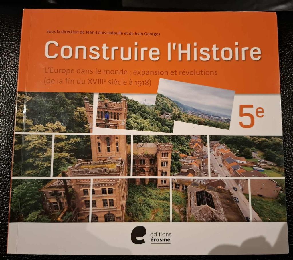 Construire l'Histoire - manuel scolaire, Livres, Neuf, Histoire, Editions erasme, Enlèvement