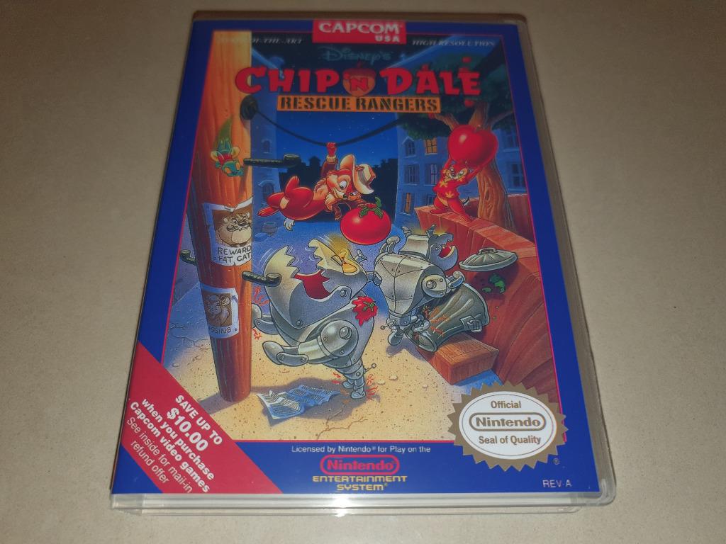 Chip 'N Dale Rescue Rangers NES Game Case, Verzenden, Zo goed als nieuw