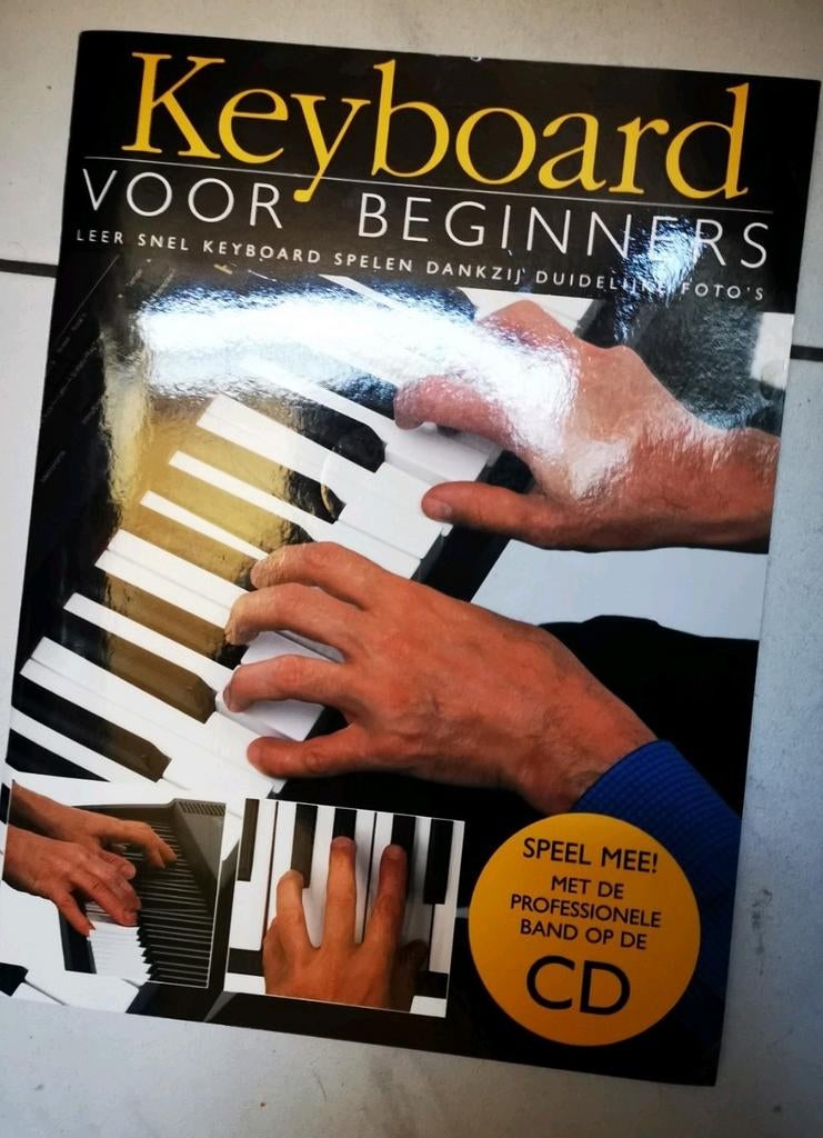 Keyboard voor beginners met cd, Ophalen of Verzenden, Zo goed als nieuw, Les of Cursus, Keyboard