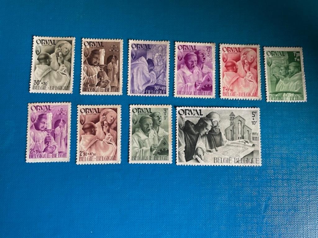 Timbres de Belgique, Envoi, Non oblitéré, Neuf