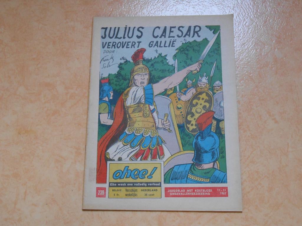 Ohee 239 Julius Caesar verovert Gallië 1967., Frank Sels, Eén stripboek, Nieuw, Ophalen of Verzenden