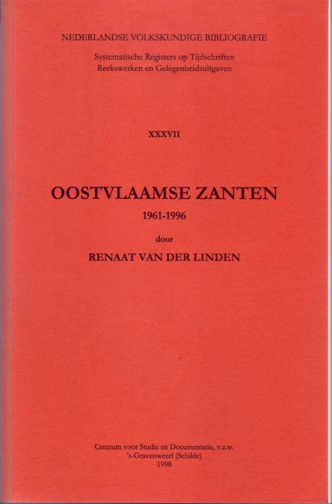 OOSTVLAAMSE ZANTEN Volkskunde Folklore Bibliografie, Livres, Histoire & Politique, Comme neuf, Enlèvement ou Envoi
