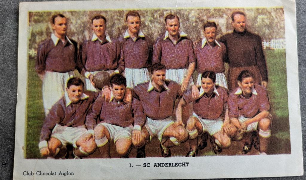 FOOT  ANDERLECHT ANNÉES 50 ed.AIGLON années 50, Envoi, Image