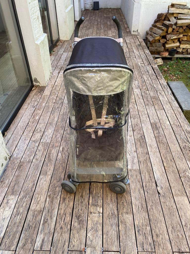 Poussette MACLAREN Quest Silver, Enlèvement, Utilisé, Maclaren, Protection de pluie
