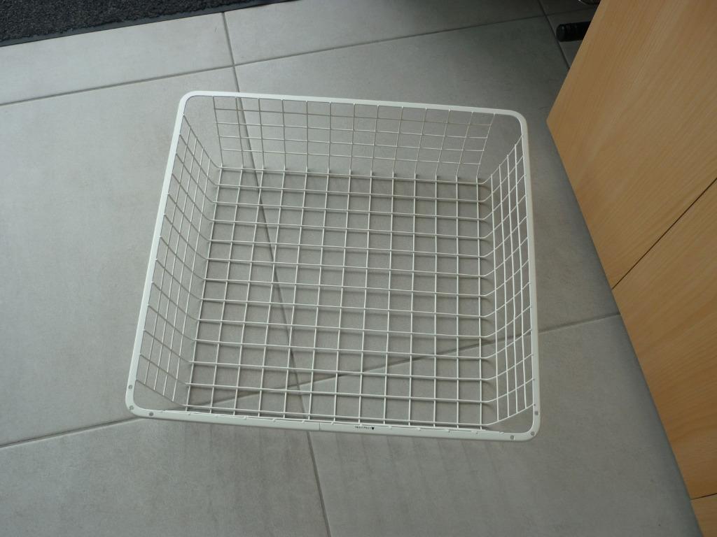 Ikea Hjalpa Hjälpa witte draadmand 60x55 cm, Huis en Inrichting, Ophalen of Verzenden