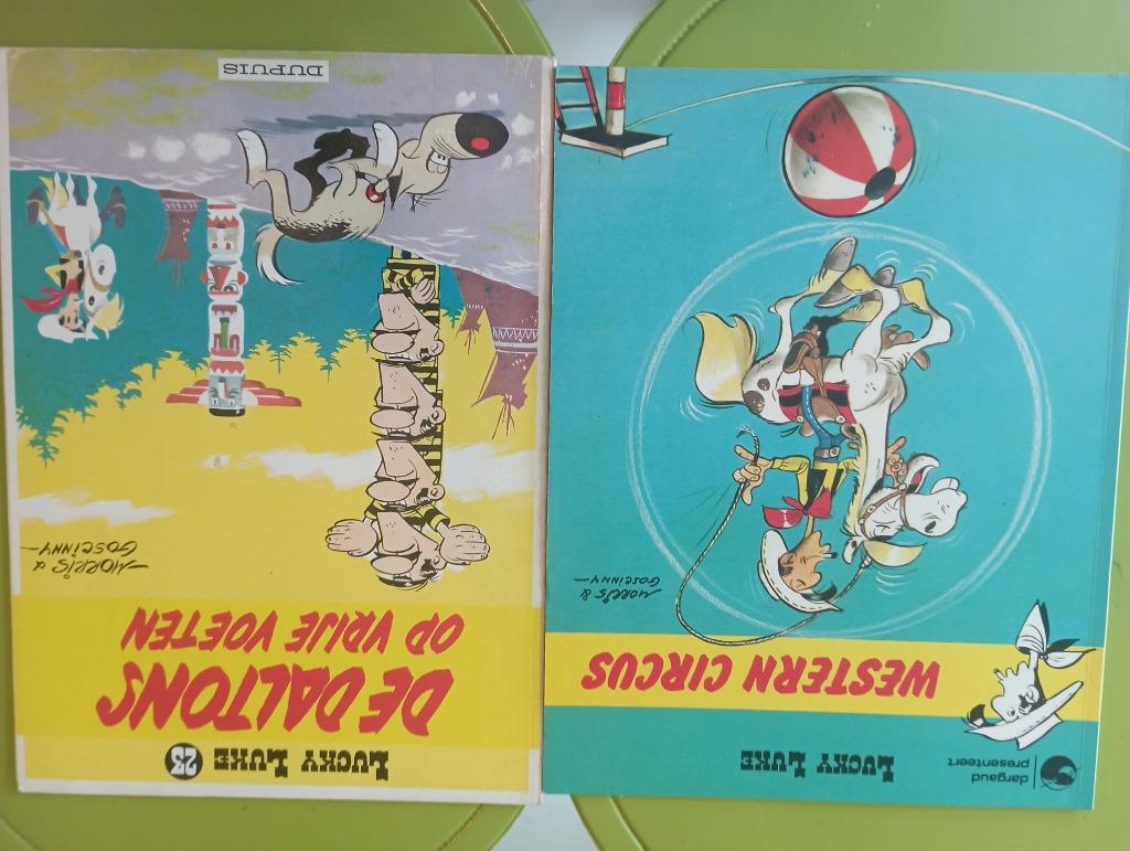 Lucky Luke néerlandais 2 albums souples anciens tbe, Plusieurs BD, Utilisé, Morris, Envoi