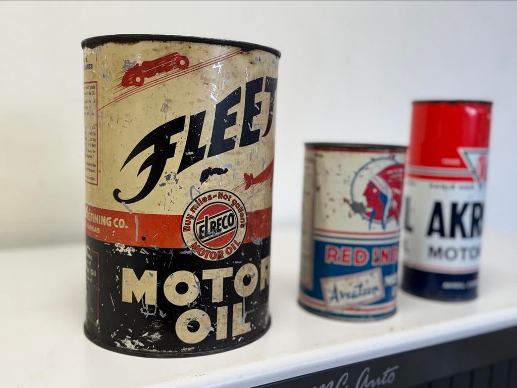 De rares vieux bidons d'huile à vendre !, Enlèvement ou Envoi, Utilisé, Emballage