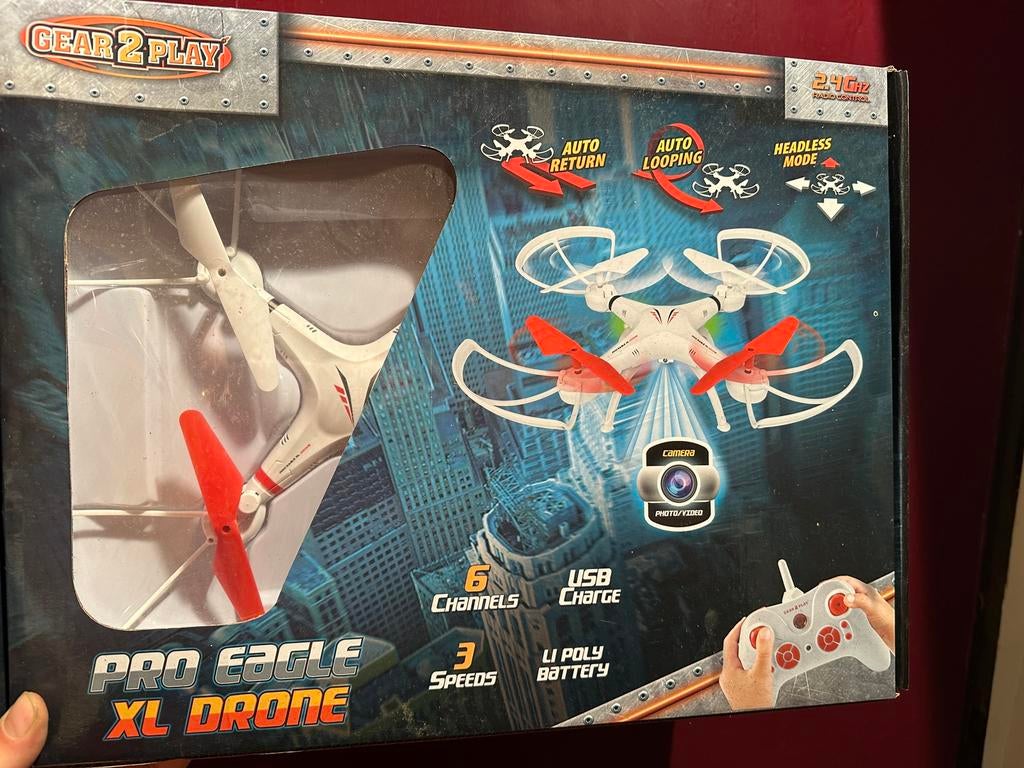 NIEUWE drone met camera -compleet en micro sd, Ophalen of Verzenden, Zo goed als nieuw