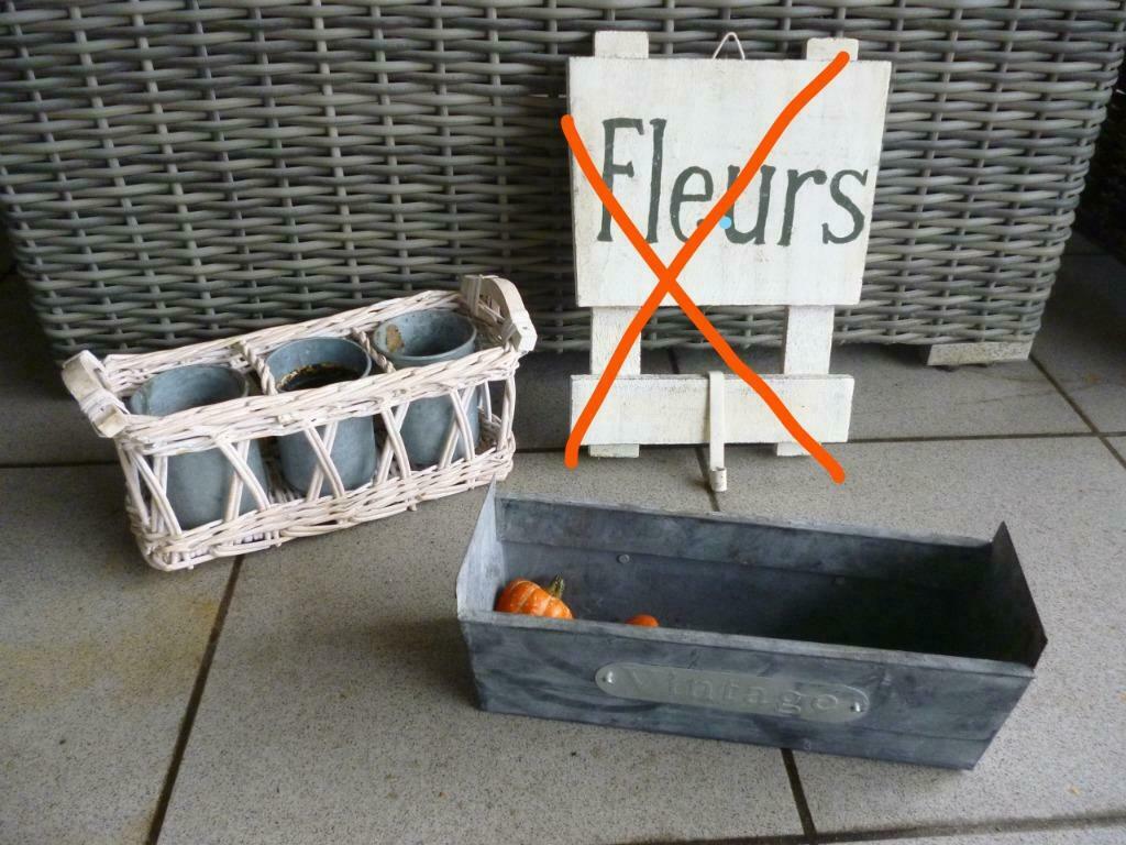 vintage bloemenhoekje, Enlèvement ou Envoi, Utilisé, Balcon