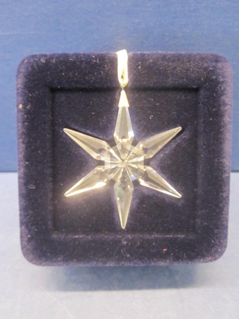 Swarovski Kerstster 2003 klein helder., Ophalen of Verzenden, Nieuw, Figuurtje