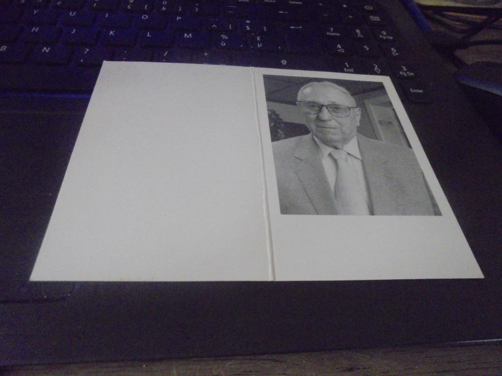 dp Omer Vanden Berghe, Collections, Images pieuses & Faire-part, Enlèvement ou Envoi, Image pieuse