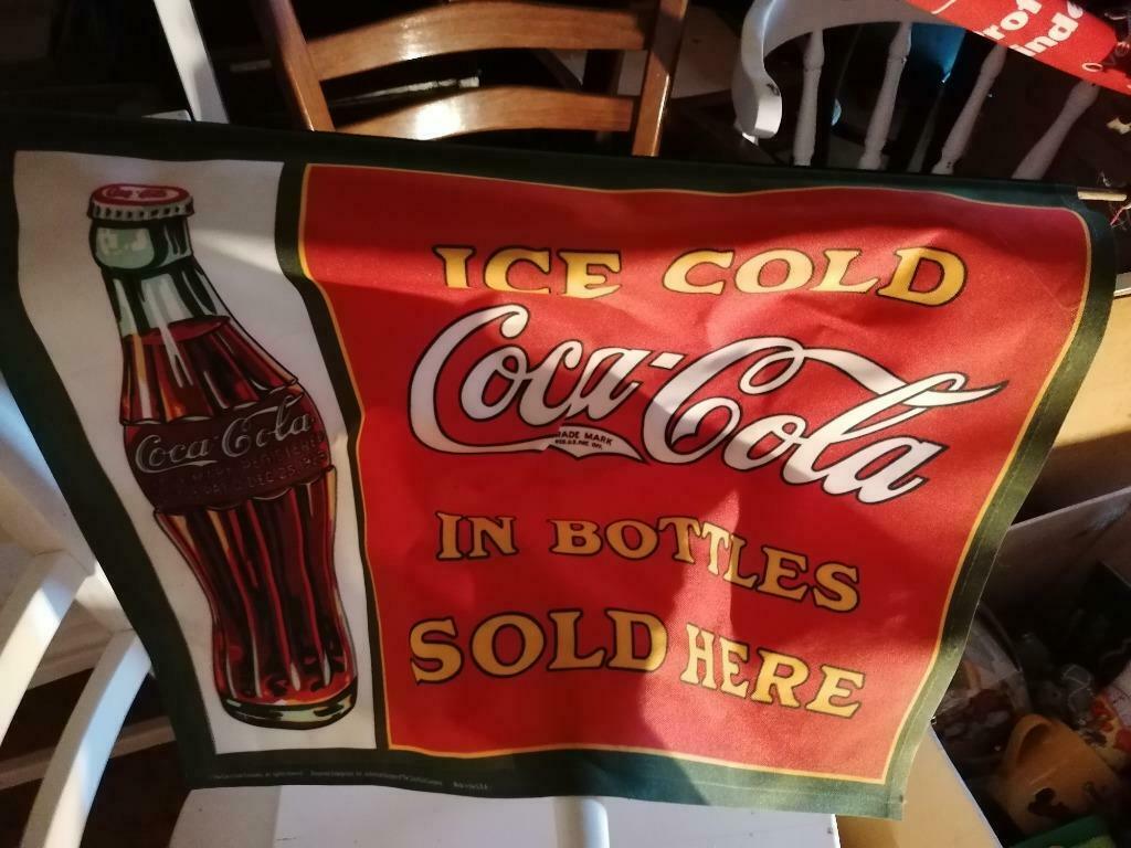 Coca Cola vlag vaandel, Ophalen, Zo goed als nieuw
