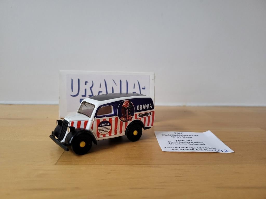 Boîte d'allumettes Dinky Urania Code 3 1950 Ford E83W, Enlèvement ou Envoi, Comme neuf, Matchbox