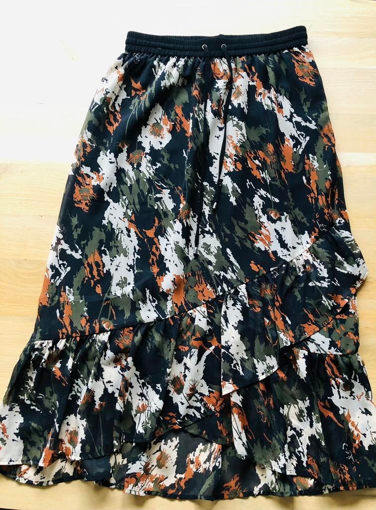 Lange rok in camouflageprint van Kaffe, Taille 38/40 (M), Enlèvement ou Envoi, Kaffe, Comme neuf