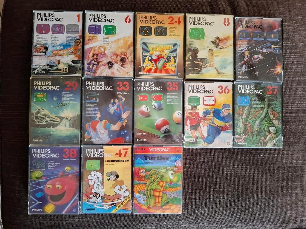 Philips videopac odyssey games 13 stuks, Ophalen of Verzenden