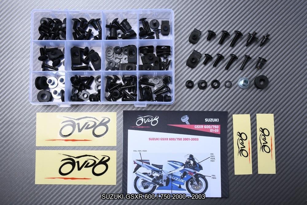 Kuip bouten set voor SUZUKI GSXR 600 750 2000 - 2003, Motoren, Ophalen of Verzenden, Nieuw