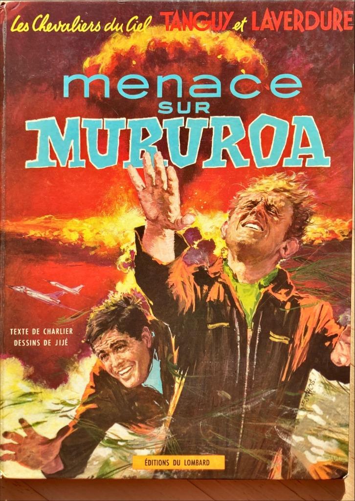 Tanguy et Laverdure - Menace sur Mururoa (EO), Gelezen, Eén stripboek, Ophalen of Verzenden, Charlier - Jijé