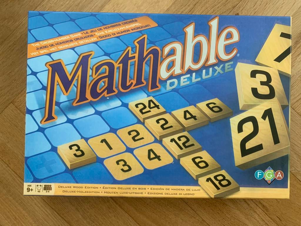 Jeu de société - Mathable, Trois ou quatre joueurs, Enlèvement ou Envoi, Comme neuf, Family Games America