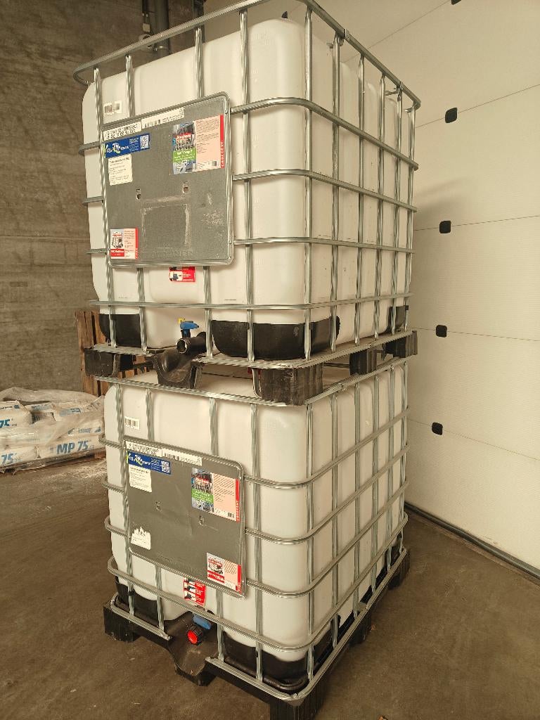 Conteneurs IBC 1000L, non rincés, Bricolage & Construction, Enlèvement