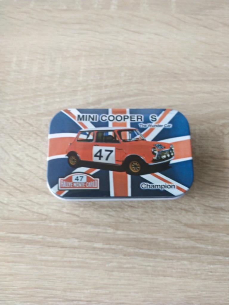 Boîte métallique mini Cooper rallye monte carlo, Enlèvement ou Envoi, Comme neuf, Voitures