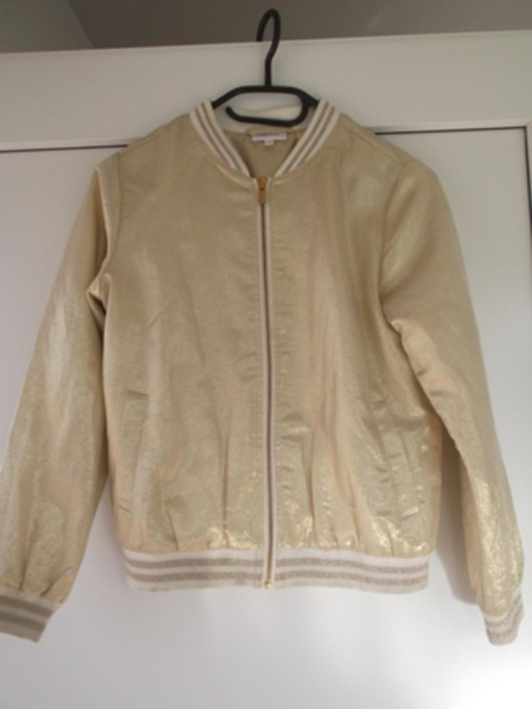 Vestje goud maat 146, Kinderen en Baby's, Gebruikt, Meisje, Trui of Vest, JBC