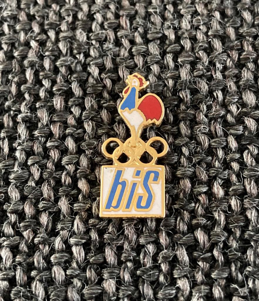 PIN - BIS - COQ - JEUX OLYMPIQUES - FRANKRIJK - FRANCE, Envoi, Utilisé, Sport, Insigne ou Pin's