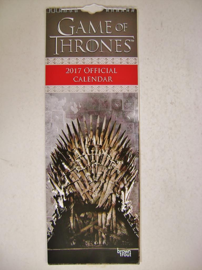 Game of Thrones - Calendrier officiel 2017 [Saisons 5 & 6], Enlèvement ou Envoi, Calendrier annuel, Comme neuf