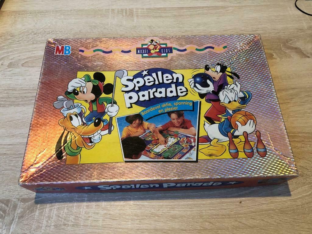 Spellen Parade (Mickey for kids) van MB, vanaf 7 jr, 2-4 sp, Hobby en Vrije tijd, Een of twee spelers, Ophalen, Gebruikt, MB