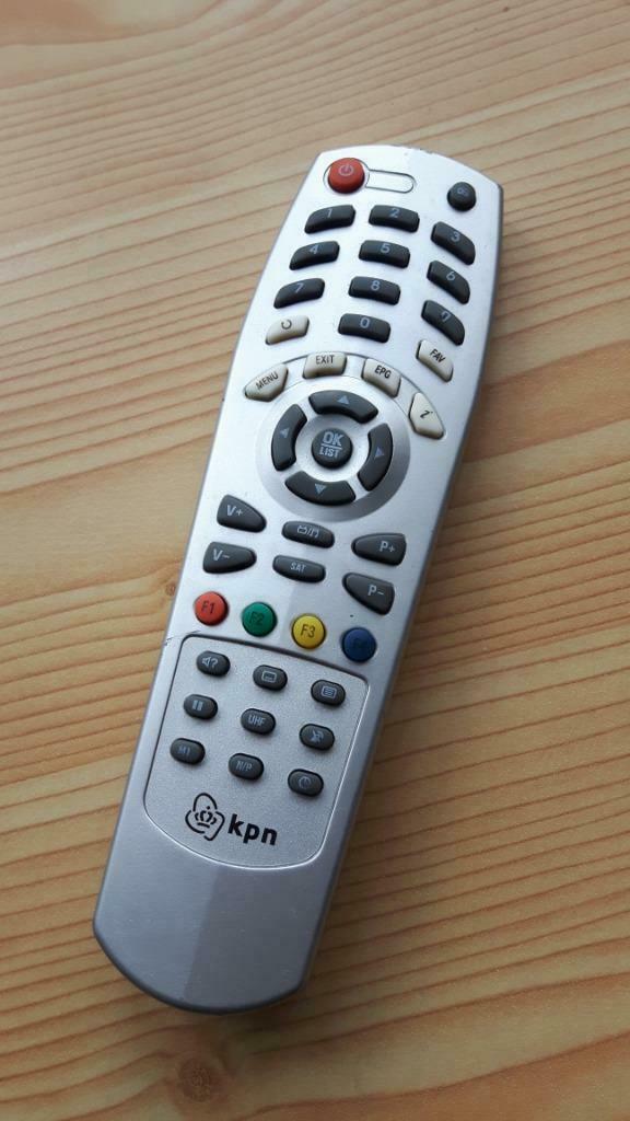 Afstandsbediening KPN WIT OF ZWART, Ophalen of Verzenden, Gebruikt, Origineel, Tv