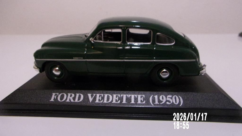 FORD VEDETTE 1950.1/43 IXO ALTAYA IMPEC sur SOCLE, Enlèvement ou Envoi, Comme neuf, Voiture