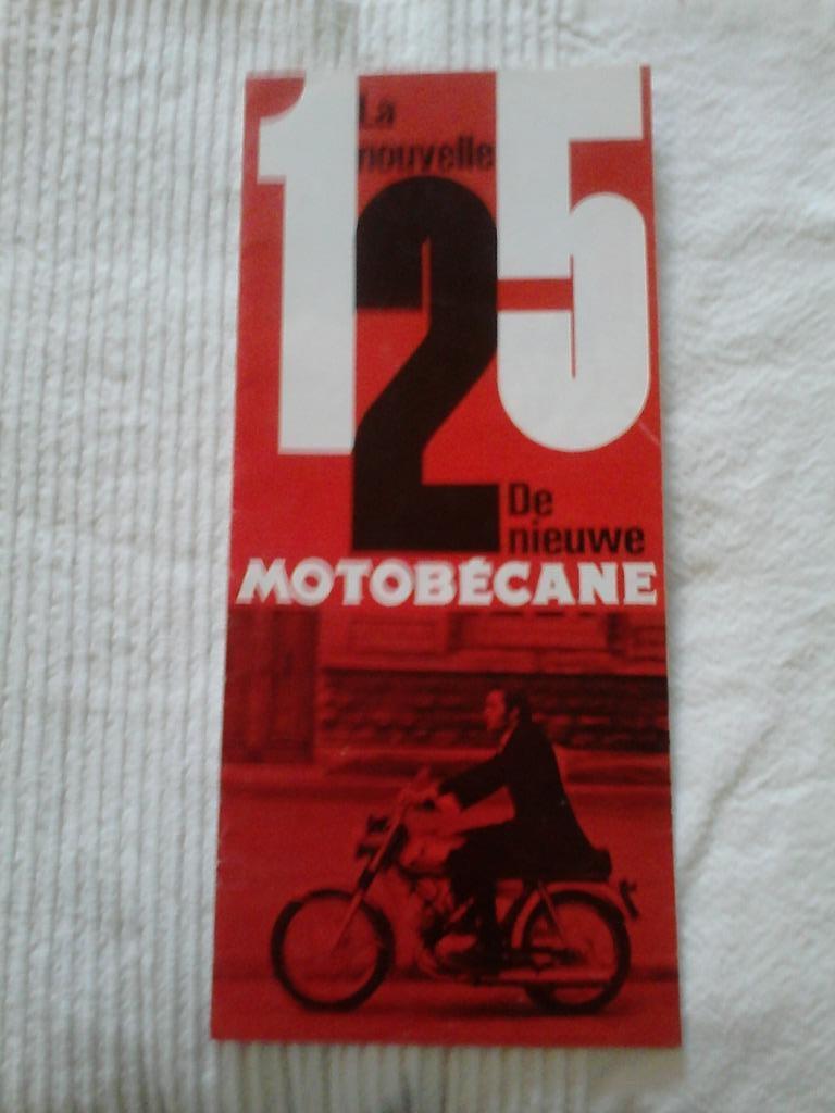 MOTOBECANE 125 70' DOCUMENTATIE, Ophalen of Verzenden, Nieuw