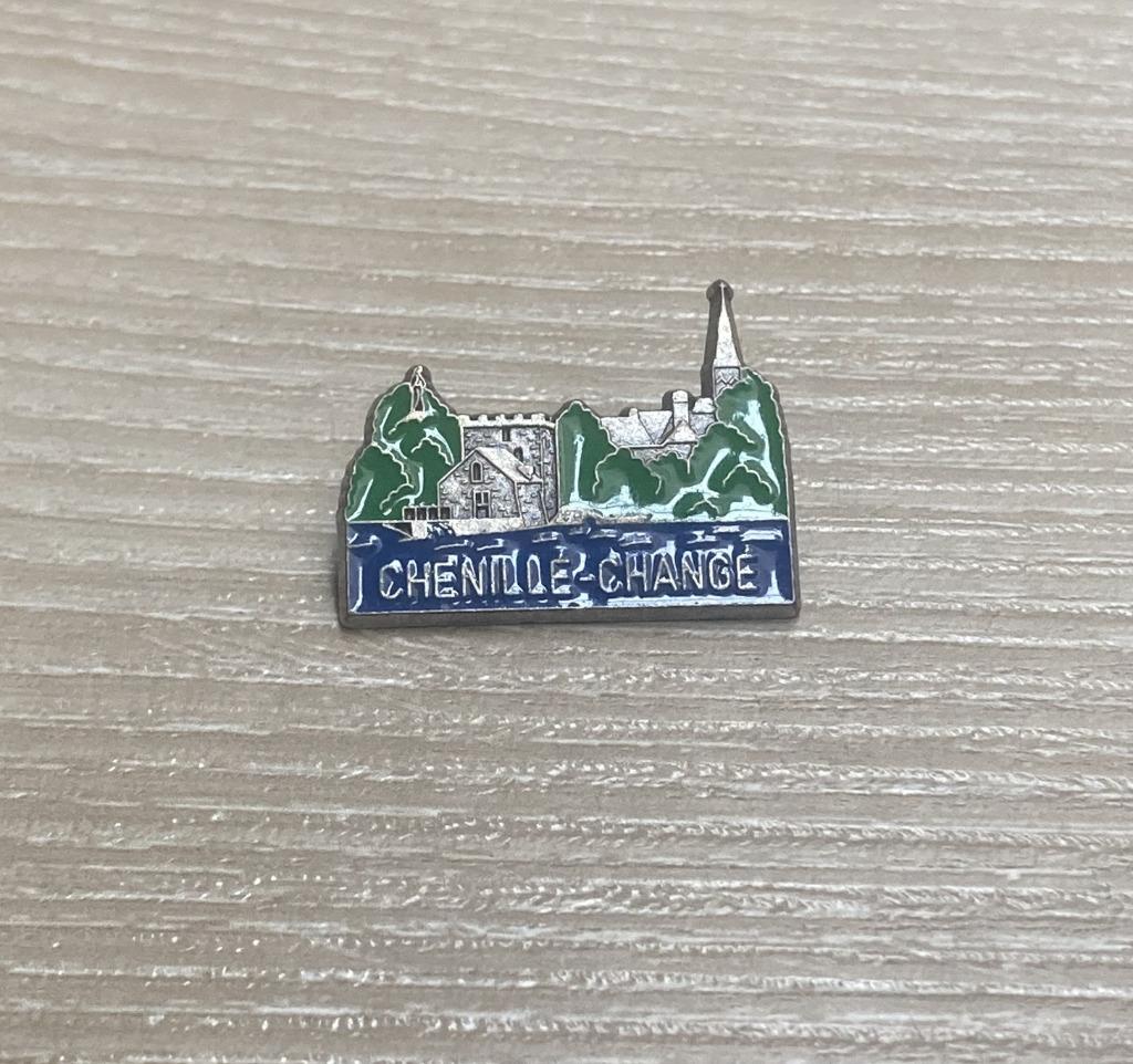 PIN - CHENILLE-CHANGE - FRANCE - FRANKRIJK, Envoi, Utilisé, Ville ou Campagne, Insigne ou Pin's