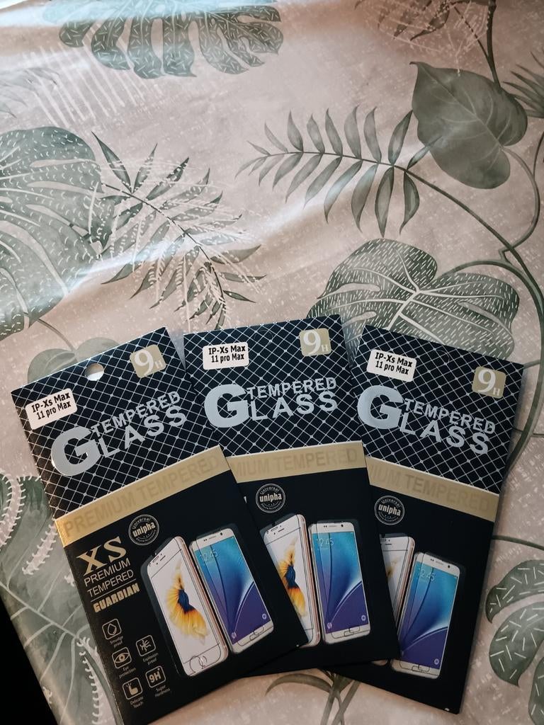 Tempered glass 3 stuks, Telecommunicatie, Ophalen