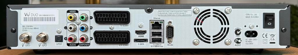 Vu+ DUO double récepteur satellite HD, Enlèvement ou Envoi, Utilisé