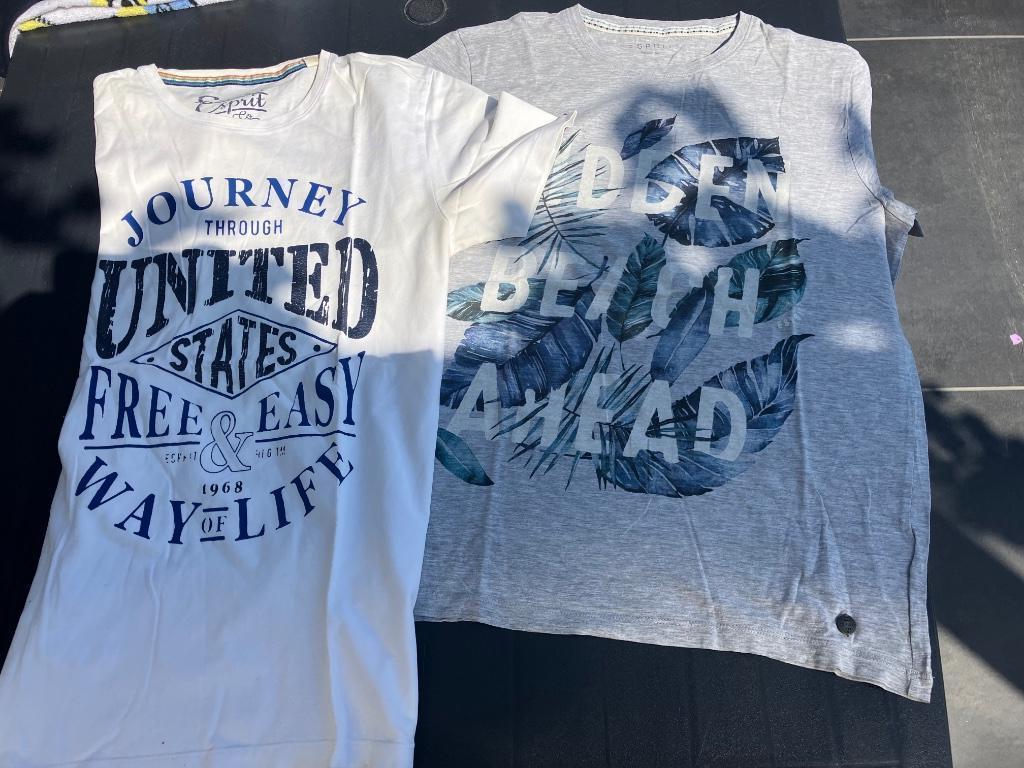 Heren T Shirt M, Kleding | Heren, T-shirts, Maat 48/50 (M), Wit, Ophalen of Verzenden, Esprit