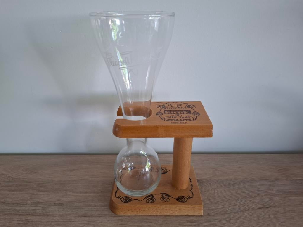Kwak glas met houder, Enlèvement ou Envoi, Utilisé, Verre